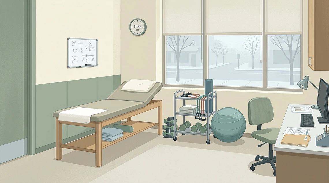 Empty treatment room waiting for credentialing